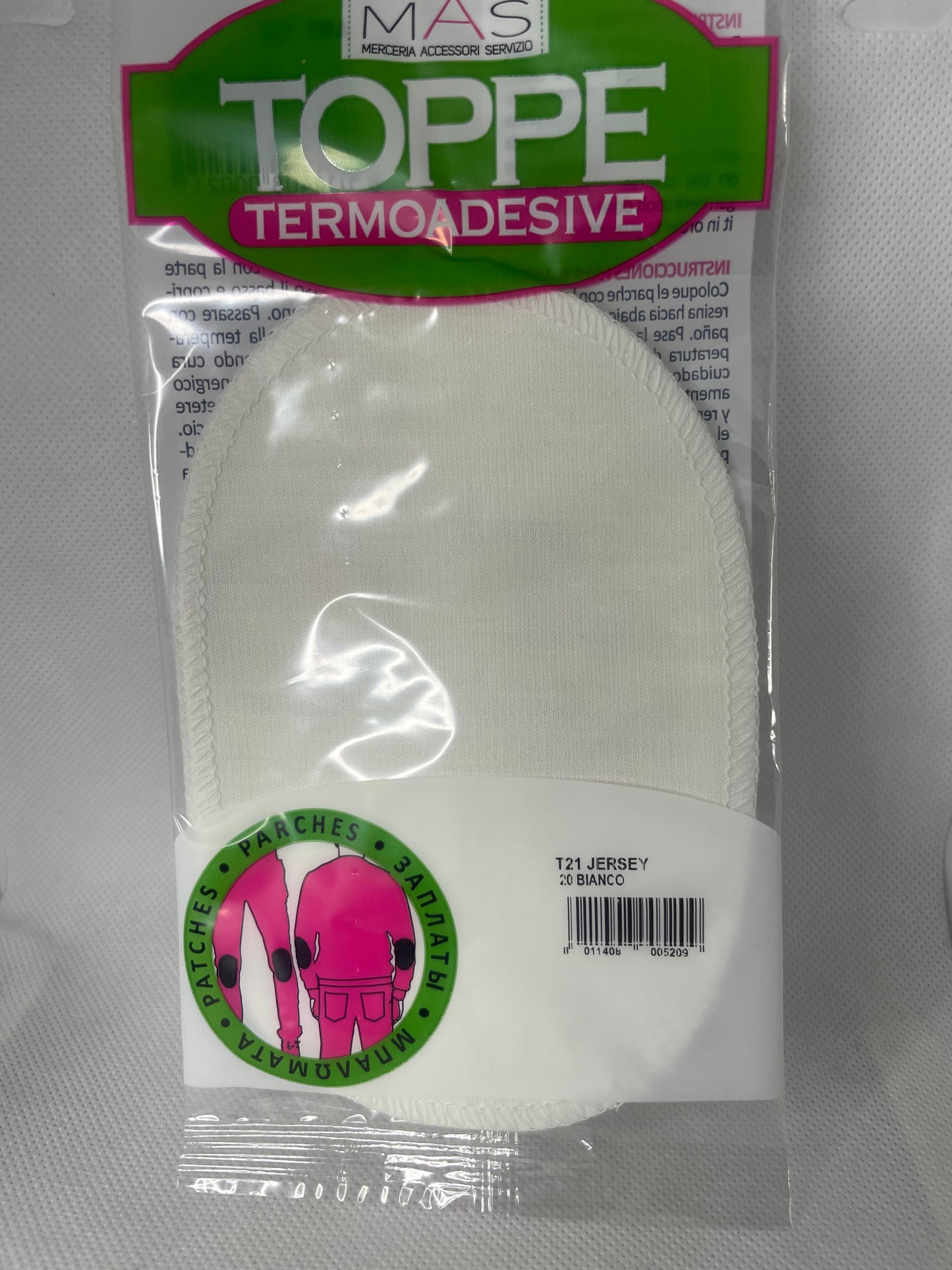 Toppe Termoadesive in maglia