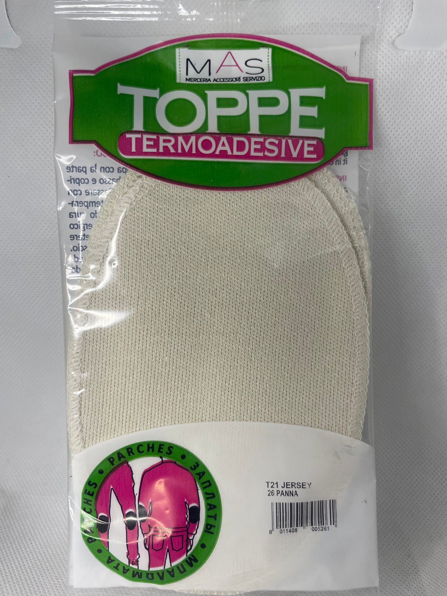 Toppe Termoadesive in maglia